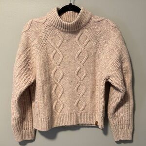 ROOTS Wool Cashmere Blend Mock Neck Sweater